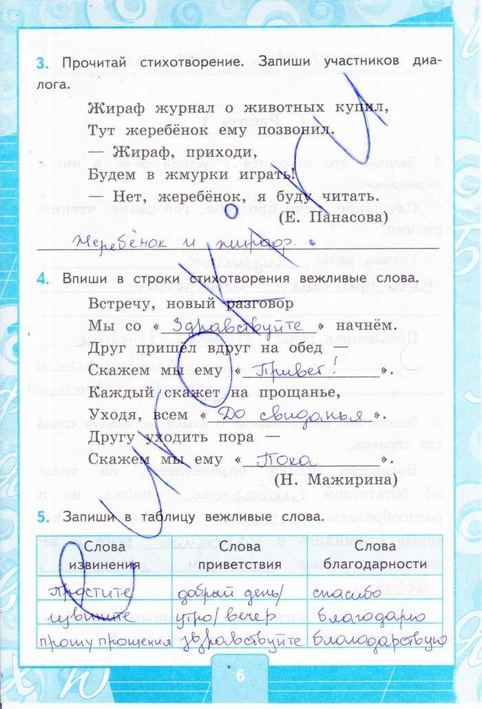 Гдз по русскому языку 3 класс рабочая тетрадь канакина часть 1, 2