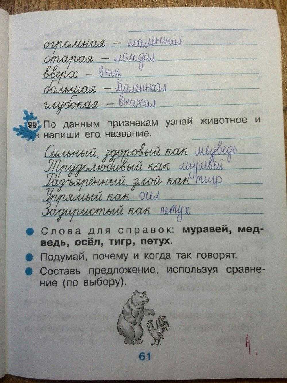 Гдз   по русскому языку 3 класс т.г. рамзаева