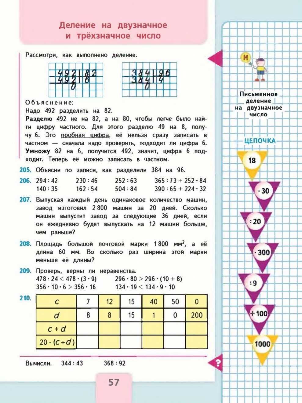 Решения по математике 4 класс рудницкая (страница с 3 по 94) часть 2 69